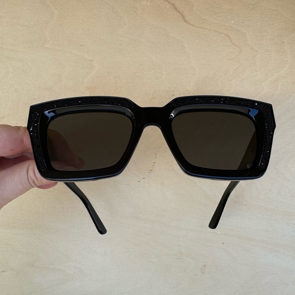 NEW Jimmy Choo Black Sunglasses - Picture 2 of 9